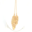 GOLD TASSEL NECKLACE AND EARRINGS SET