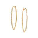 GOLD GLITTER HOOP EARRINGS