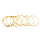 GOLD 9 PCS BRACELET SET