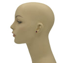 GOLD RED CRYSTAL POST EARRINGGFE2053GDRED(TE4)