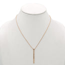 ROSE GOLD "BELIEVE" BAR PENDANT NECKLACE