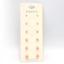 ROSE GOLD GRADUATED SET OF 6 STUD EARRINGS