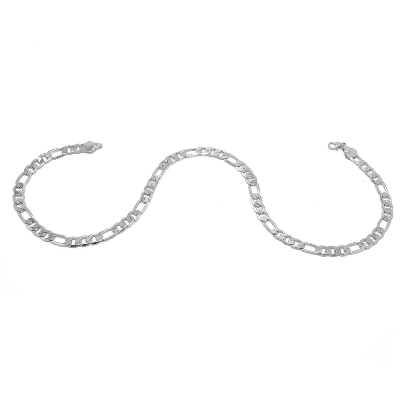 HNN89318 Silver Italian Cuban link chain necklace(OA15/HC11)