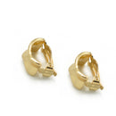 GOLD CLIP-ON EARRINGS