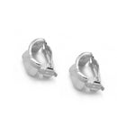 RHODIUM CLIP-ON EARRINGS