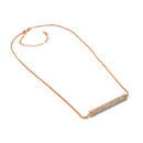 ROSE GOLD BAR NECKLACE