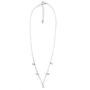 SILVER CRYSTAL CHAIN SHORT NECKLACE