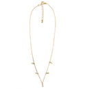 GOLD CRYSTAL DELICATE NECKLACE