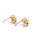 GOLD KNOT STUD EARRINGS