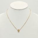 GOLD PINEAPPLE CRYSTAL RHINESTONES SHORT PENDANT NECKLACE