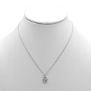 SILVER ANCHOR PENDANT NECKLACE