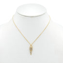 GOLD LOCK AND KEY NECKLACE