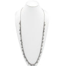 SILVER LONG CHAIN NECKLACE