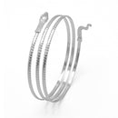 SILVER HALLOWEEN SNAKE UPPER  ARM BAND CUFF BRACELET