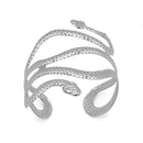 SILVER  HALLOWEEN SNAKE UPPER  ARM BAND CUFF BRACELET