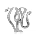 SILVER  HALLOWEEN SNAKE UPPER  ARM BAND CUFF BRACELET