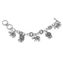 SILVER ELEPHANT CHARM BRACELET