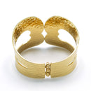GOLD HAMMER HINGE BRACELET