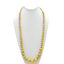 GOLD SHINY BALL LIGHT WEIGHT NECKLACE