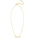 GOLD LETTER MAMA PENEANT SHORT NECKLACE