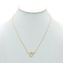 GOLD CRYSTAL SNAKE SNAKE PENDANT SHORT NECKLACE