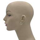 Rhodium Hoop Earring