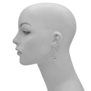 RHODIUM MULTI COLOR EVIL EYE EARRINGS SET