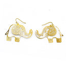 GOLD ELEPHANT EARRINGS
