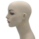 GOLD LEAF DROP EARRING