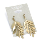 GOLD LEAF DROP EARRING