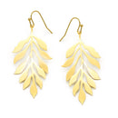 GOLD LEAF DROP EARRING