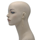 GOLD CRYSTAL TEARDROP EARRINGS