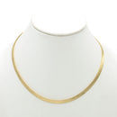 GOLD FLAT SNAKE CHAIN NECKLACE