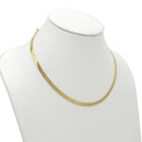 GOLD FLAT SNAKE CHAIN NECKLACE