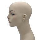 TWO-TONE BEE STUD EARRINGS