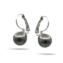 SILVER HEMATITE EARRINGS