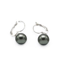 SILVER HEMATITE EARRINGS