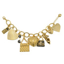 GOLD GIRL'S DAY OUT CHARM BRACELET
