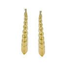 GOLD ROUND HOOP EARRINGS