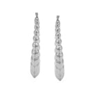 SILVER ROUND HOOP EARRINGS