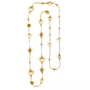 GOLD-CREAM NECKLACES