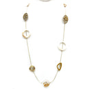 GOLD-CREAM NECKLACES