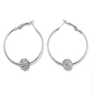 FIREBALL HOOP EARRINGS
