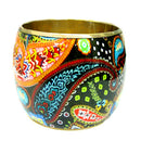MULTI COLOR PAISLEY DESIGN THICK BRACELET