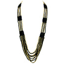 GOLD BLACK NECKLACES
