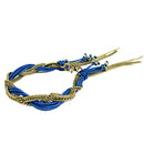GOLD-BLUE  CHARM BRACELETS