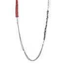 SILVER-MULTI NECKLACE
