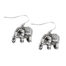 SILVER ANIMAL ELEPHANT EARRINGS