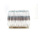 SILVER Set of 50 PCS Metal Bangles