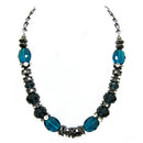 HEMATITE-BLUE NECKLACES